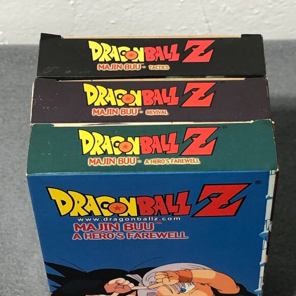 Dragonball Z - Majin Buu Saga VHS Set of 3 DBZ Anime - Picture 3 of 9